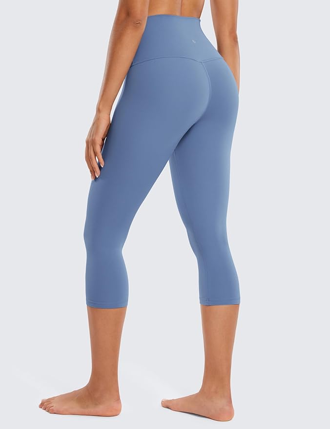 CRZ YOGA Butterluxe Yoga Capris Leggings 19'' - High Waisted Workout Buttery Soft Athletic Lounge Womens Crop Pants