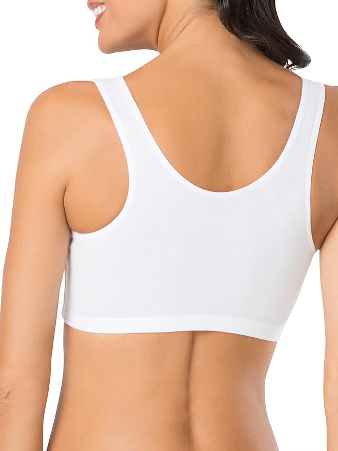 Fruit of the Loom Women's Cotton Tank Bra for Women - Ultimate Comfort & Breathable Fit