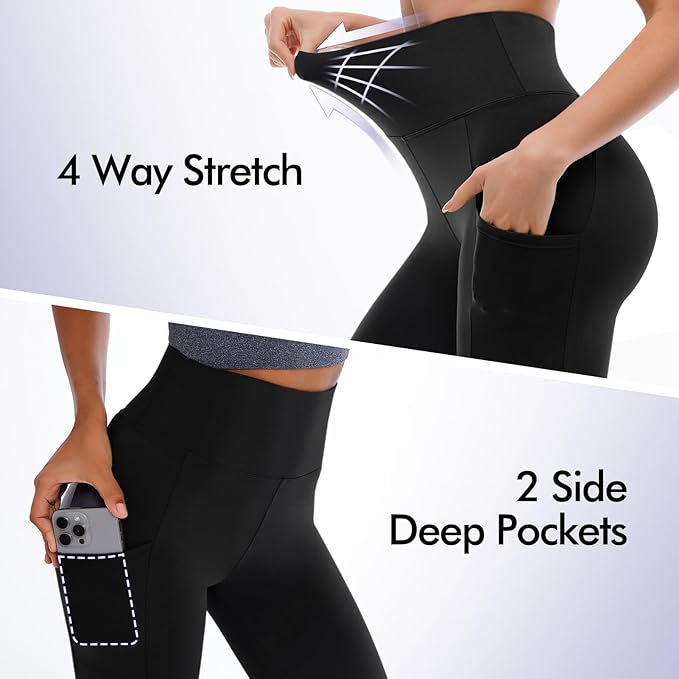 High Waisted Leggings for Women, Buttery Soft Workout Yoga Leggings