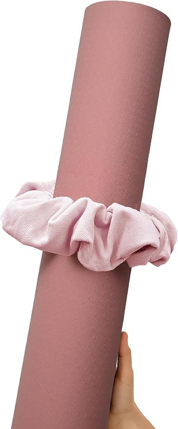 Yoga Mat Scrunchie - Holds Your Yoga Mat in Style - Durable & Elasticity Fabric - Fits All Standard Yoga Mats (mat not included)