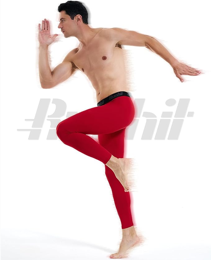 Runhit Men’s Compression Pants Running Tights Workout Leggings Athletic Base Layer Pants for Sports Yoga Basketball