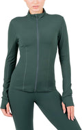 YITTY Active Women's Ultraluxe Full Zip Jacket, Athleisure, 4-Way-Stretch, Thumbholes