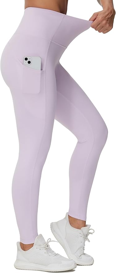 Dragon Fit High Waist Yoga Leggings with 3 Pockets,Tummy Control Workout Running 4 Way Stretch Yoga Pants