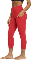 ODODOS Women's High Waisted Yoga Leggings with Pockets, Tummy Control Non See Through Workout Athletic Running Yoga Pants