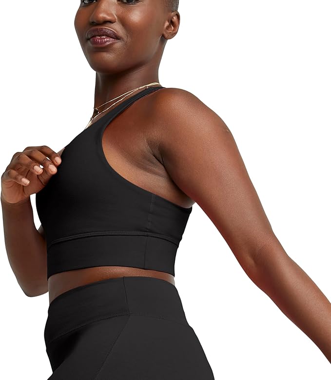 Hanes Womens Hanes Originals Women's Longline Sports Bra