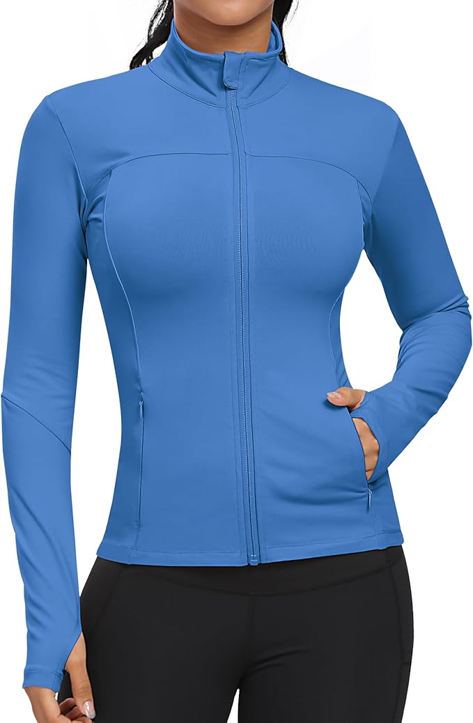 GYM RAINBOW Workout Jackets for Women Athletic Jacket Spring Running Yoga Jackets