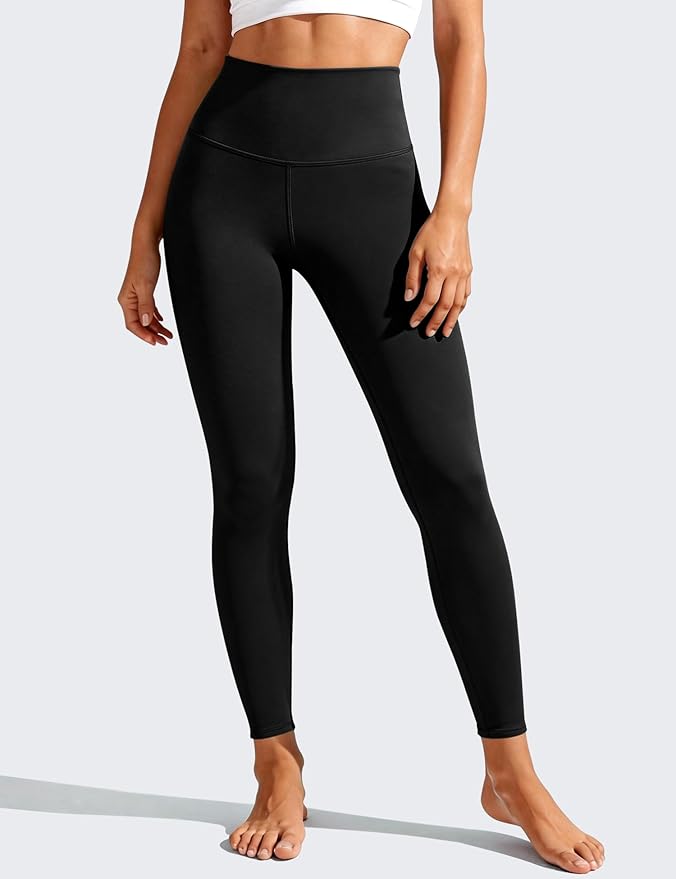 Bluemaple High Waisted Leggings for Women - Tummy Control Pants Non See Through Workout Soft Yoga Pants for Running Plus Size