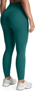 Aoxjox High Waisted Workout Leggings for Women Tummy Control Buttery Soft Yoga Metamorph Deep V Pants 26"