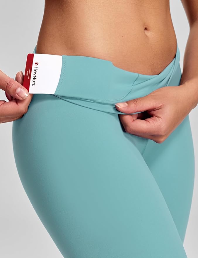 HeyNuts Yoga Pro Leggings 25'', Light to Medium Support, Buttery Soft 7/8 Lounge Yoga Pants