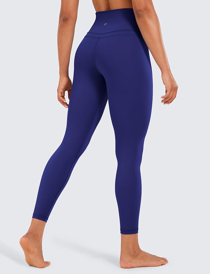 CRZ YOGA Naked Feeling Workout Leggings 25'' - High Waist Yoga Training Tight Womens Pants
