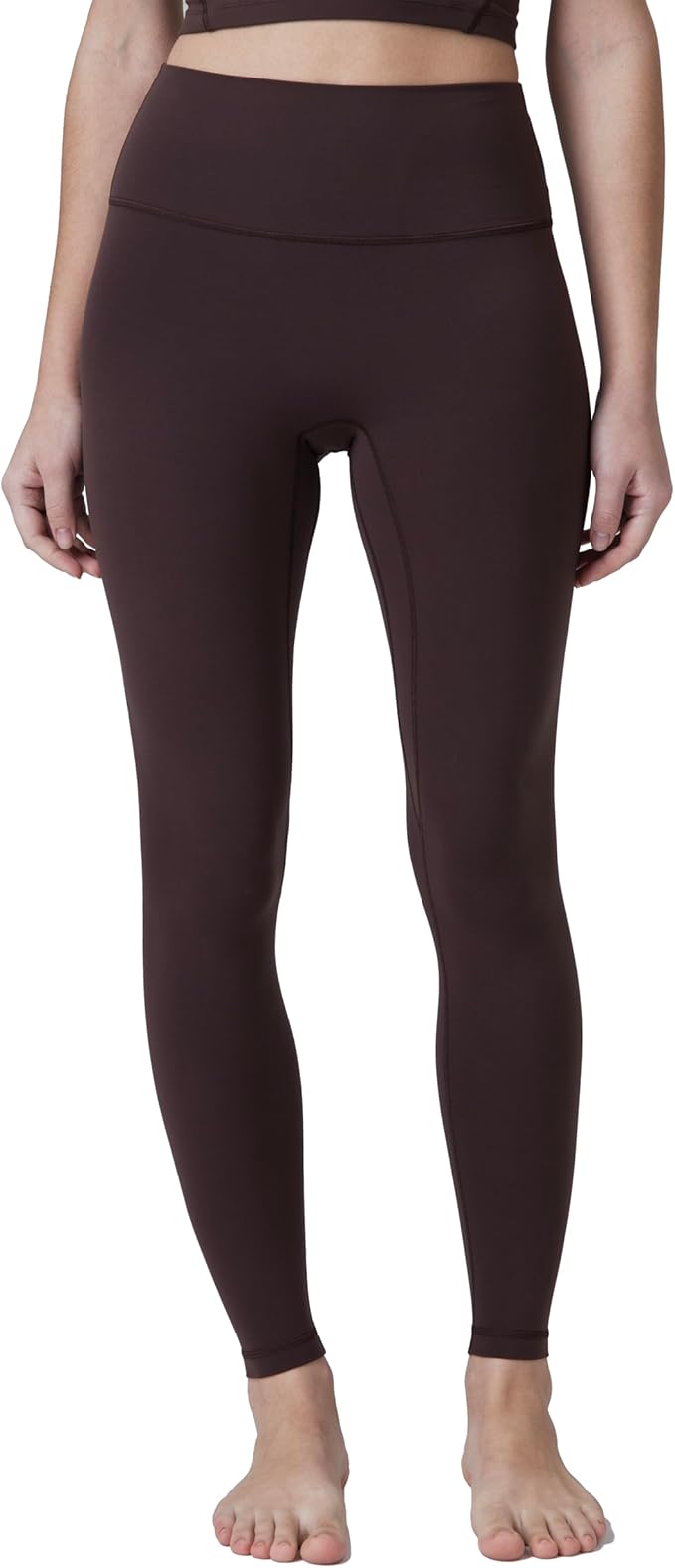 Colorfulkoala Dreamlux No Front Seam Leggings for Women 25"/28" Inseam, High Waisted Buttery Soft Yoga Pants