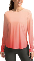 Women's Sun Shirts UPF 50+ Long Sleeve UV Protection Shirt Lightweight Quick Dry Workout Hiking Tops for Women