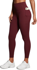 CRZ YOGA Butterluxe Workout Leggings Pockets 25'' - High Waisted Gym Womens Yoga Pants Buttery Soft