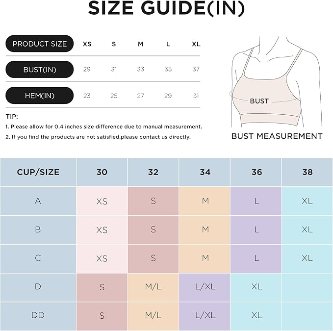 Womens Y-Back Sports Bra, Weightless Padded Yoga Bra, Spaghetti Strap Low Impact Gym Top for Workout & Daily Wear