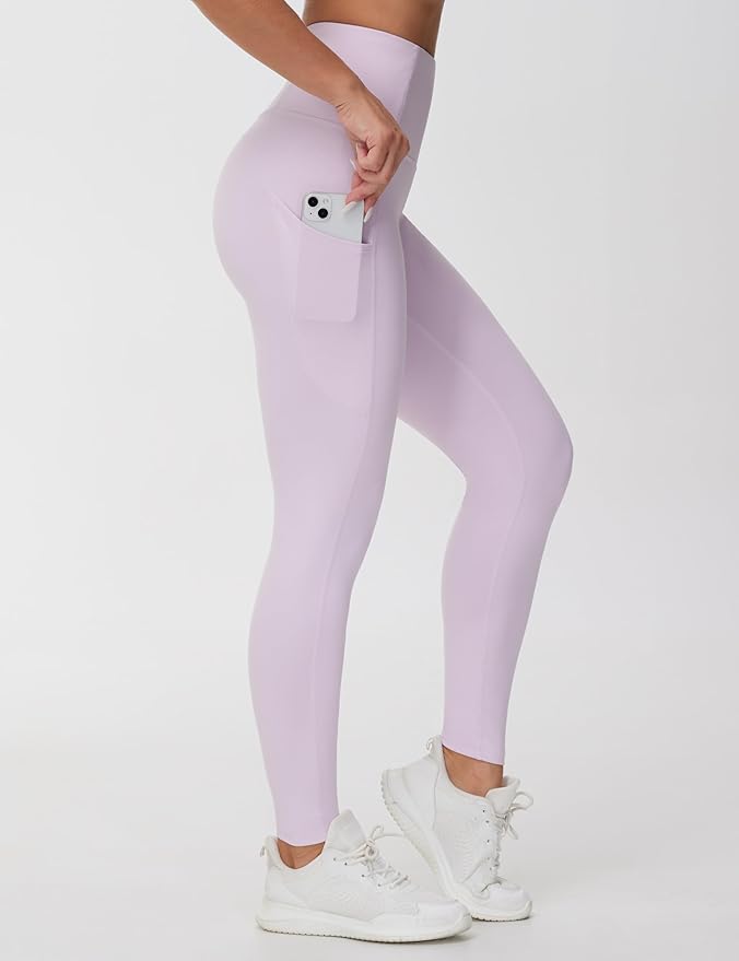 Dragon Fit High Waist Yoga Leggings with 3 Pockets,Tummy Control Workout Running 4 Way Stretch Yoga Pants
