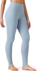Colorfulkoala Dreamlux No Front Seam Leggings for Women 25"/28" Inseam, High Waisted Buttery Soft Yoga Pants