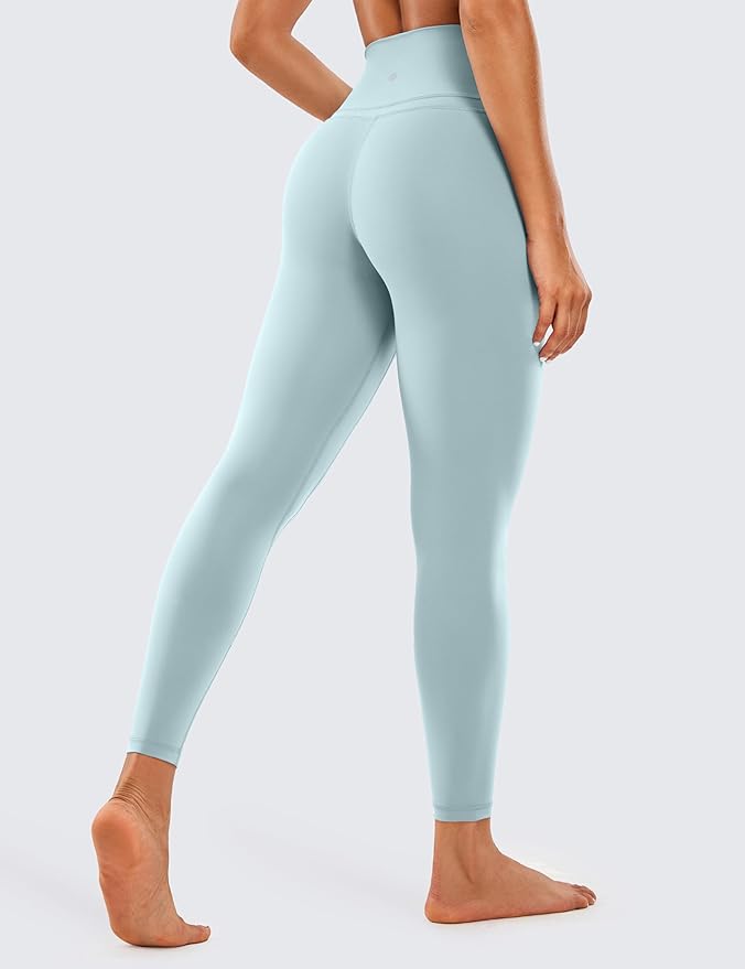CRZ YOGA Naked Feeling Workout Leggings 25'' - High Waist Yoga Training Tight Womens Pants