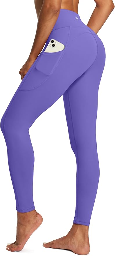 IUGA High Waist Yoga Pants with Pockets, Leggings for Women Tummy Control, Workout Leggings for Women 4 Way Stretch
