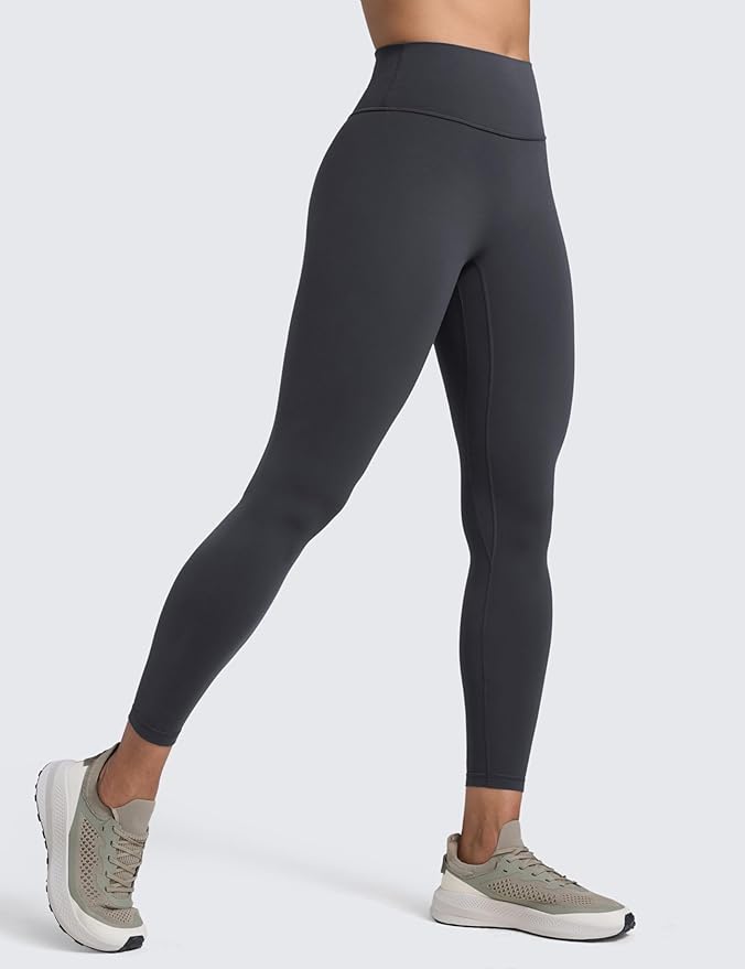 CRZ YOGA Secretsculpt Butterlift Workout Leggings 25" - No Front Seam High Waisted Womens Yoga Pants Booty Scrunch Butt