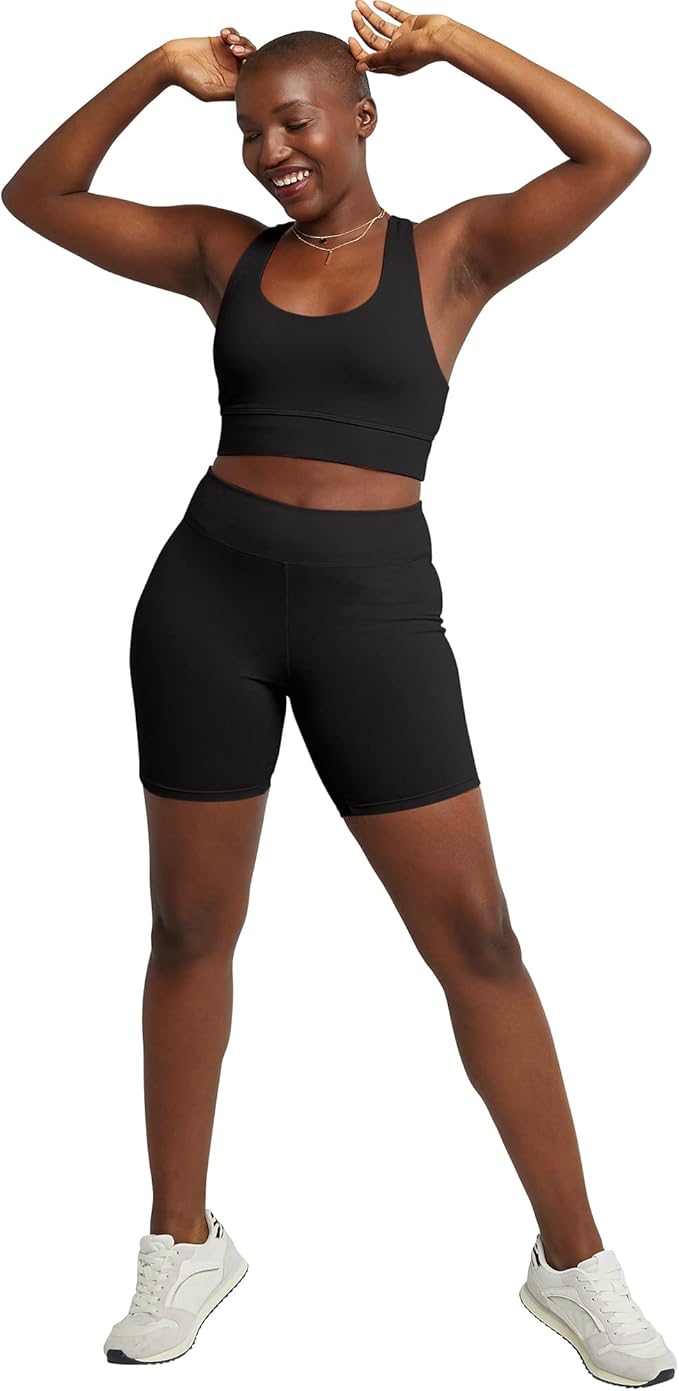 Hanes Womens Hanes Originals Women's Longline Sports Bra