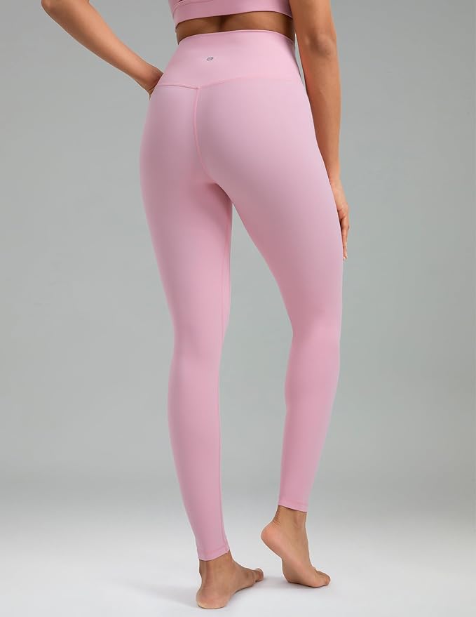 Colorfulkoala Dreamlux No Front Seam Leggings for Women 25"/28" Inseam, High Waisted Buttery Soft Yoga Pants