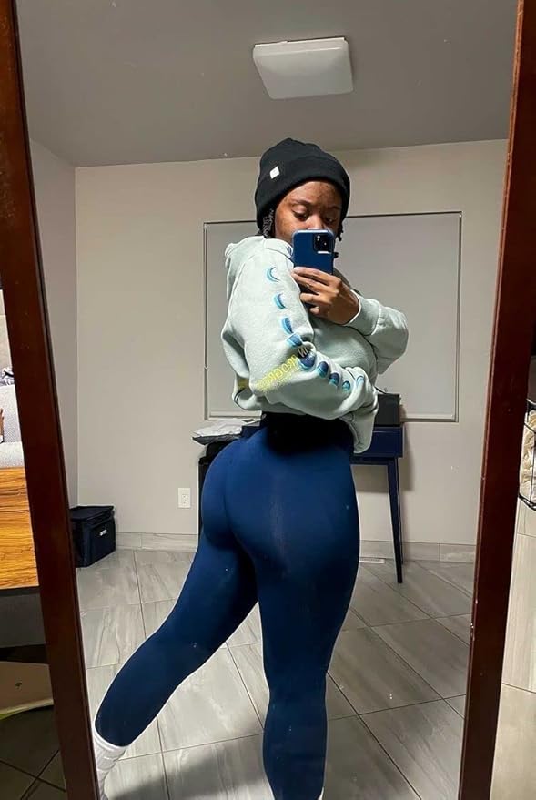 AUROLA Workout Leggings for Women Seamless Scrunch Tights Tummy Control Gym Fitness Girl Sport Active Yoga Pants