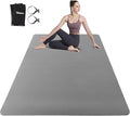 UMINEUX Large Yoga Mat for Men and Women 1/4 & 2/5 Inch Extra Thick TPE Fitness Mat for Home Gym Workout, Non-Slip, Eco Friendly Exercise Mat for Yoga, Pilates, Stretching, Meditation