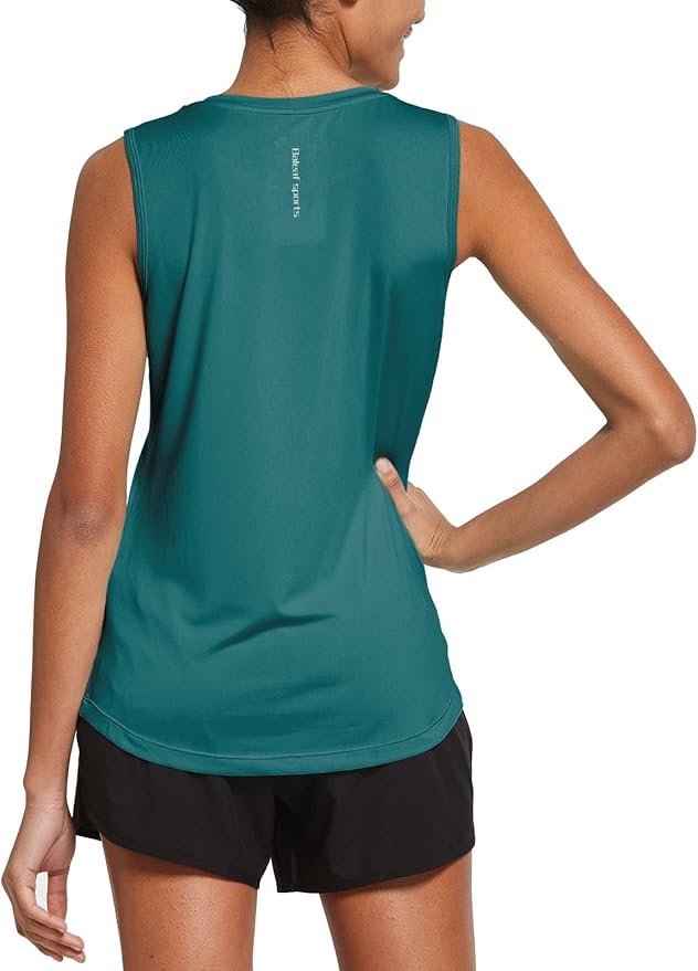 baleaf Workout Tank Tops for Women Sleeveless Running Athletic Loose Fit Yoga Tops Active Shirts Sports Gym Exercise