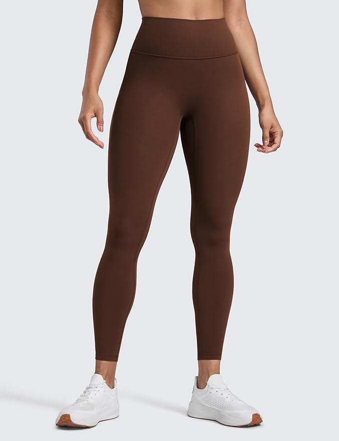 CRZ YOGA Secretsculpt Butterlift Workout Leggings 25" - No Front Seam High Waisted Womens Yoga Pants Booty Scrunch Butt