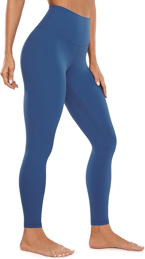CRZ YOGA Womens Butterluxe High Waisted Yoga Leggings 28" - Double Seamed Buttery Soft Comfy Athletic Gym Workout Pants