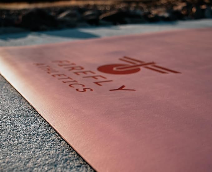 Premium Yoga Mat - 5mm Thick, Extra Wide & Long, Non-Slip Natural Rubber Base & PU Top, Anti-Tear, Ideal for Yoga, Pilates, and Fitness.