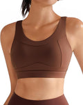 RUNNING GIRL High Impact Sports Bras for Women,Racerback Running Bra Workout Crop Tank Tops Longline Sports Bra Push up