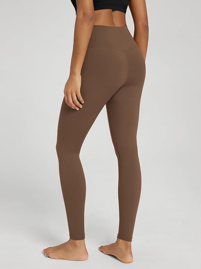 ODODOS Women's Cross Waist Yoga Leggings with Inner Pocket, 23"/25"/28" Gathered Crossover Workout Yoga Pants