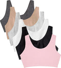Fruit of the Loom Women's Built Up Tank Style Sports Bra Value Pack