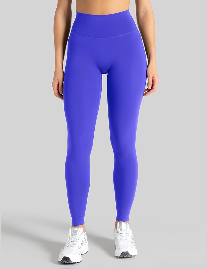 Unthewe Naked-Feel No Front Seam Leggings for Women - High Waisted Buttery Soft Workout Yoga Pants 25"