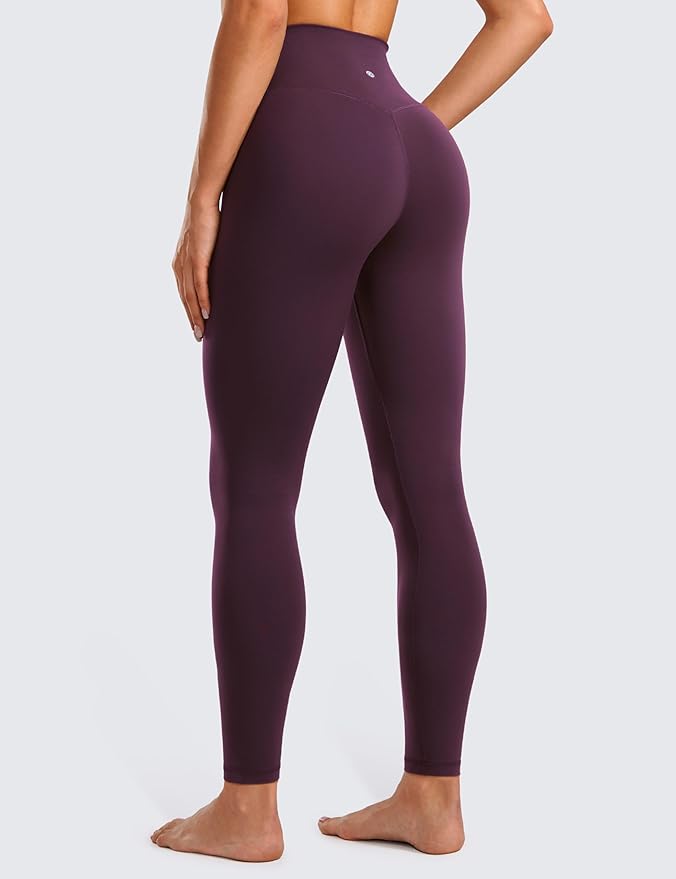 CRZ YOGA Butterluxe Crossover Waist Leggings 28" - Criss Cross Full Length Workout Athletic Womens Yoga Pants