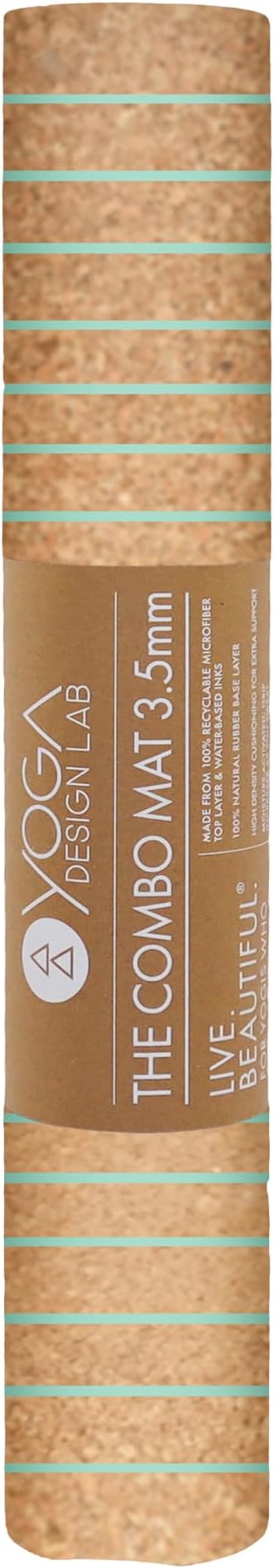 YOGA DESIGN LAB | The Cork Yoga Mat | Eco Luxury | Ideal for Hot Yoga, Power, Bikram, Ashtanga, Sweaty Workouts | Studio Quality | Includes Carrying Strap!