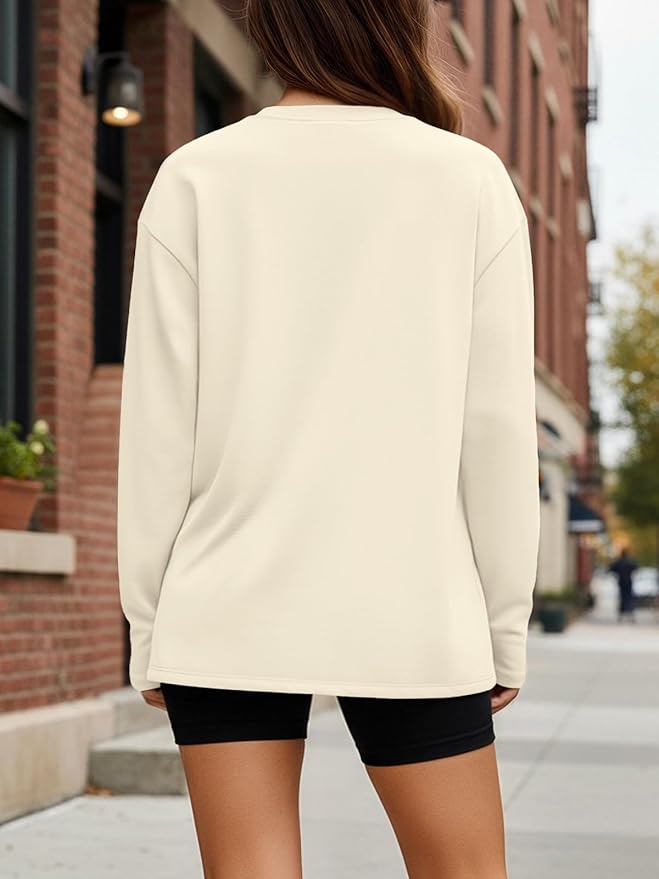 Trendy Queen Womens Spring Tops Oversized Long Sleeve T Shirts 2026 Basic Tee Fall Casual Workout Y2K Clothes