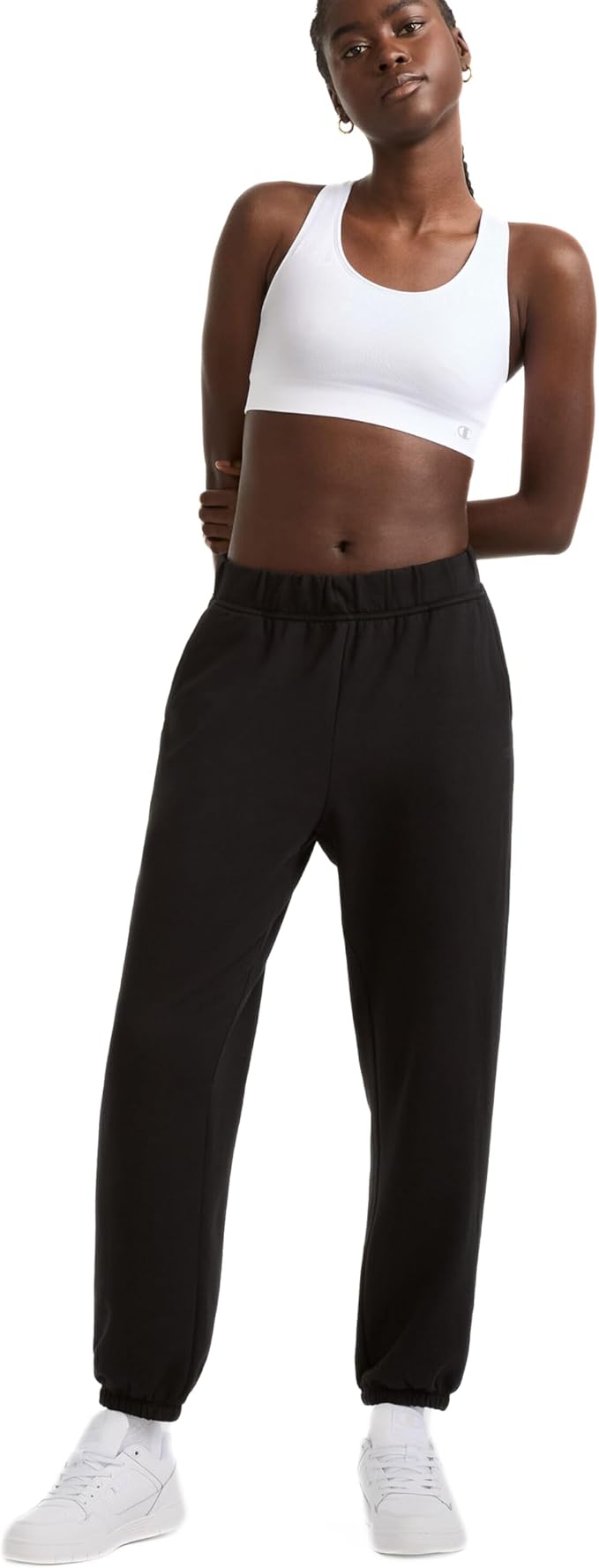 Champion Women's Sports Bra, Infinity Racerback, Moderate Support, Seamless Sports Bra for Women