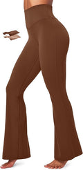 IUGA Flare Leggings for Women Tummy Control Flared Leggings No Front Seam Yoga Pants Women High Waisted Workout Bell Bottoms