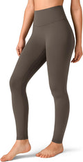 Colorfulkoala Dreamlux No Front Seam Leggings for Women 25"/28" Inseam, High Waisted Buttery Soft Yoga Pants
