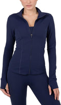 YITTY Active Women's Ultraluxe Full Zip Jacket, Athleisure, 4-Way-Stretch, Thumbholes