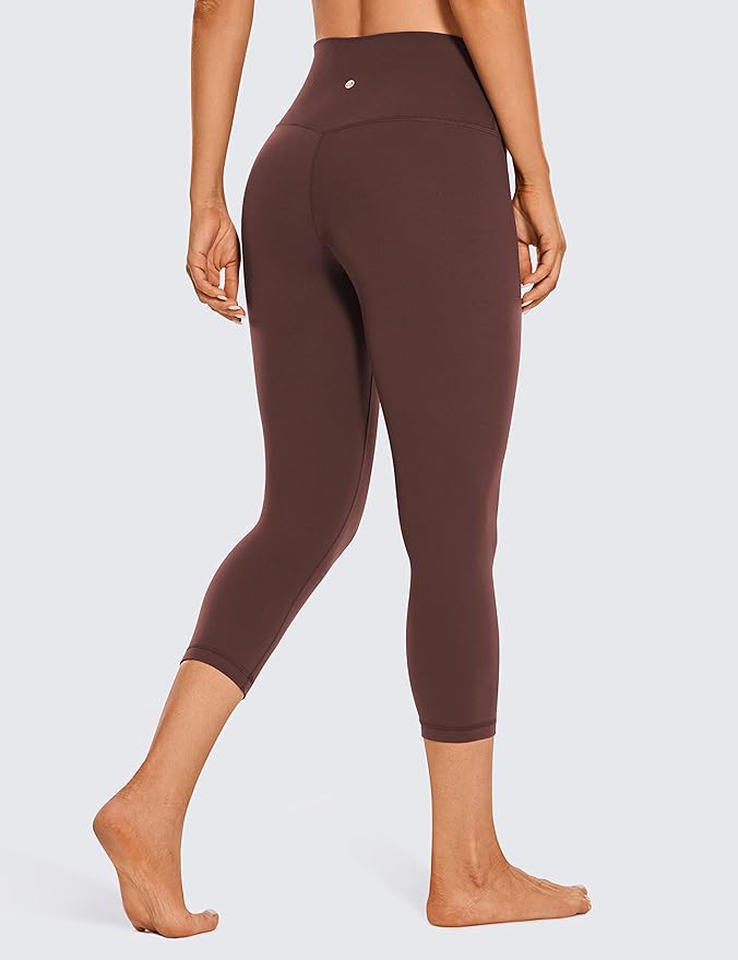 CRZ YOGA Butterluxe Yoga Capris Leggings 21'' - High Waisted Buttery Soft Lounge Womens Crop Pants