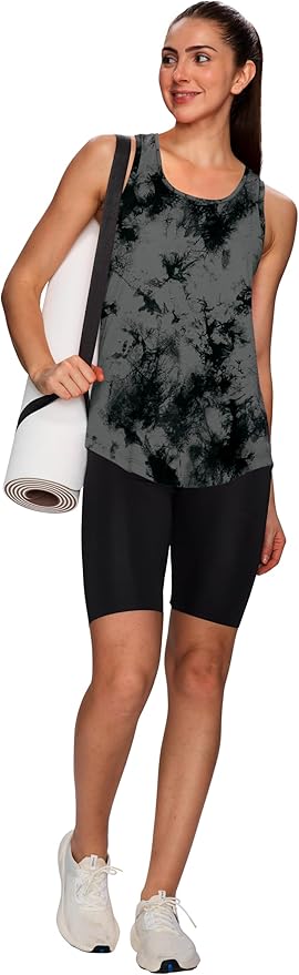 WIHOLL Workout Tops for Women Summer Athletic Tank Tops Sleeveless Shirts Beach Lightweight Gym Clothes