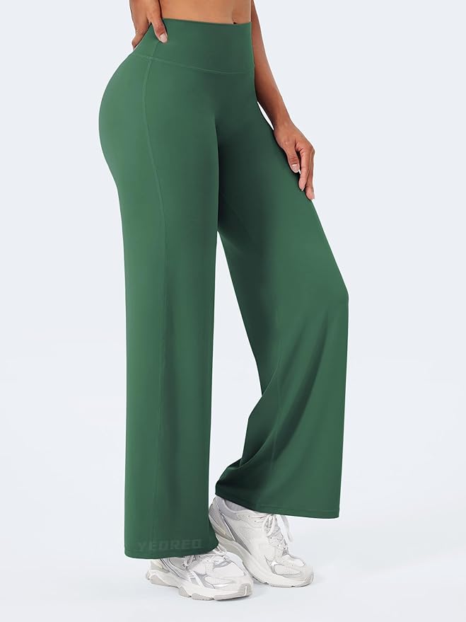 YEOREO Workout Leggings Womens No Front Seam Straight Leggings 29"/ 31.5"/ 33"/ 35" High Waist Buttery Eddiy Gym Yoga Pants