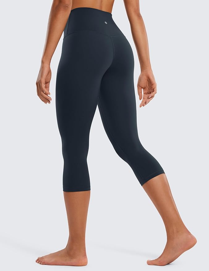 CRZ YOGA Butterluxe Yoga Capris Leggings 19'' - High Waisted Workout Buttery Soft Athletic Lounge Womens Crop Pants