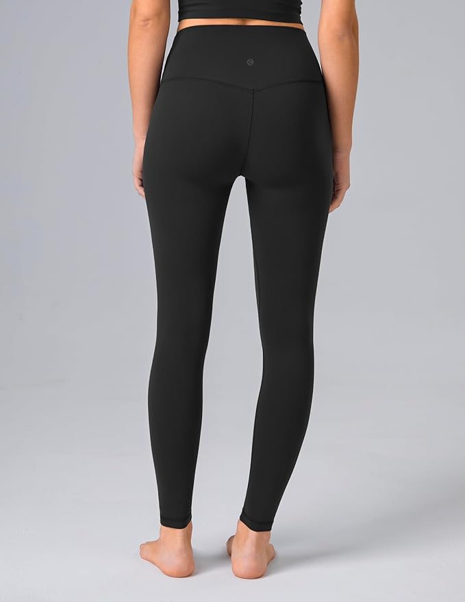 Colorfulkoala Dreamlux No Front Seam Leggings for Women 25"/28" Inseam, High Waisted Buttery Soft Yoga Pants