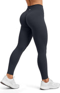 Sogetdo Yoga Leggings for Women Hidden Scrunch Butt Non See Through High Waisted No Front Seam Athletic Gym Workout Pants