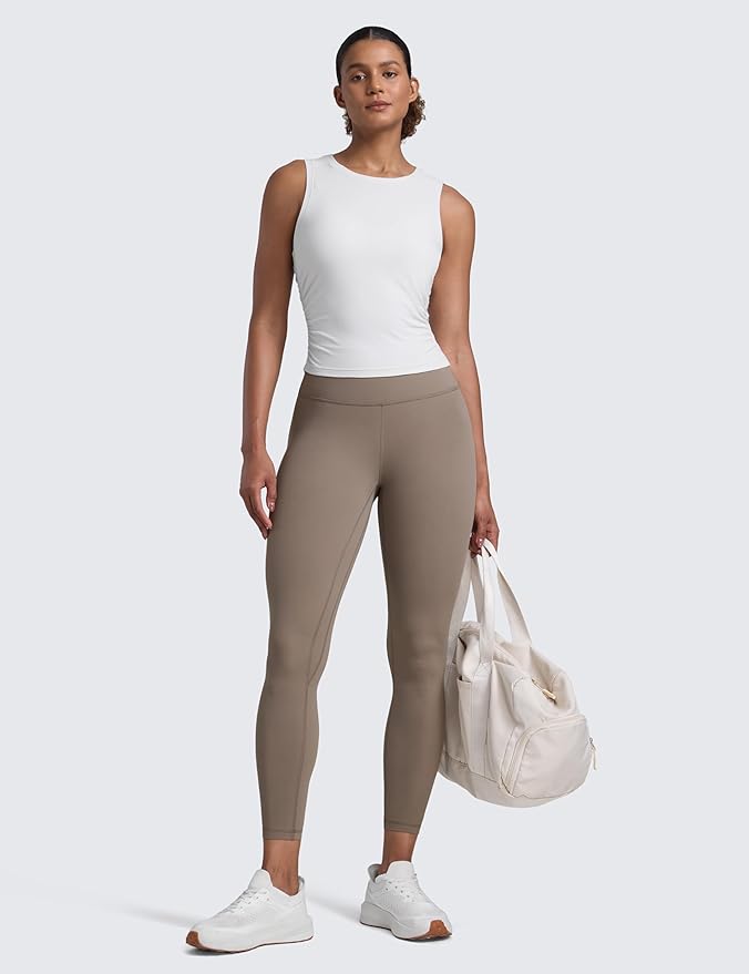 CRZ YOGA Butterlift Workout Leggings 25" - High Waisted Pilates Gym Athletic Womens Yoga Pants Buttery Soft