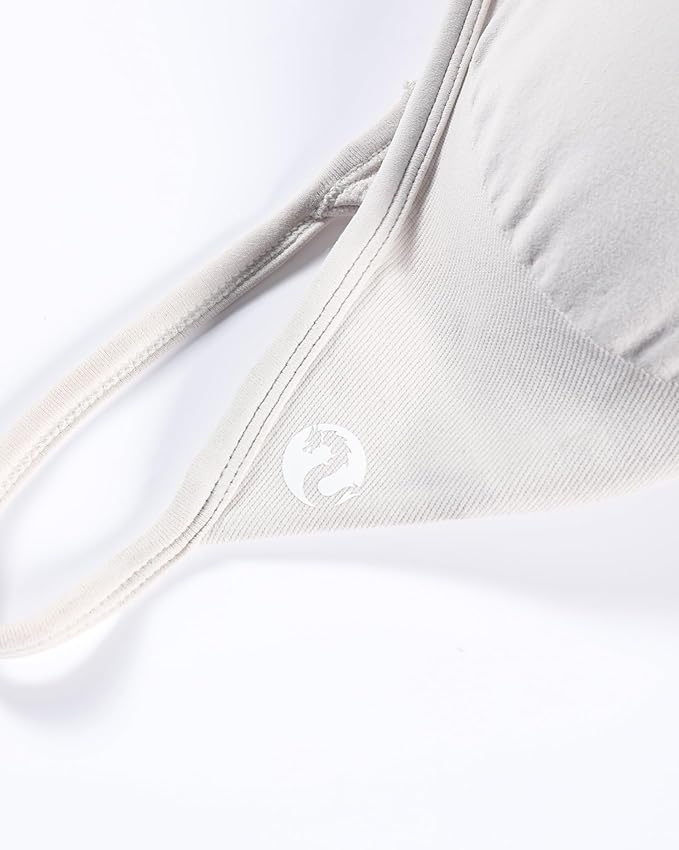 AUROLA Influence Strappy Bra Sports Bras for Women, Backless Padded Impact Strappy Bra Workout Gym Yoga with Removable Cups